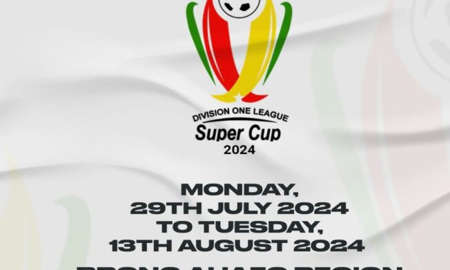 Division One League Super Cup Kicks Off 29th July