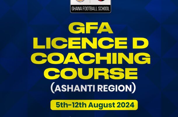 Free Licence 'D' Coaching Course for Colts Clubs begin in Ashanti Region