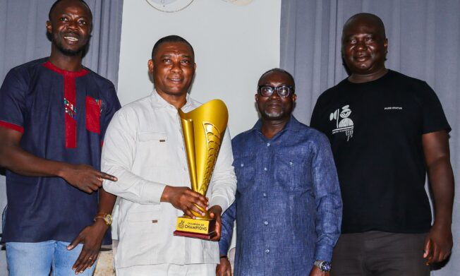 Champion of Champions: Tarkwa MP, MCE, receive trophy ahead of epic final