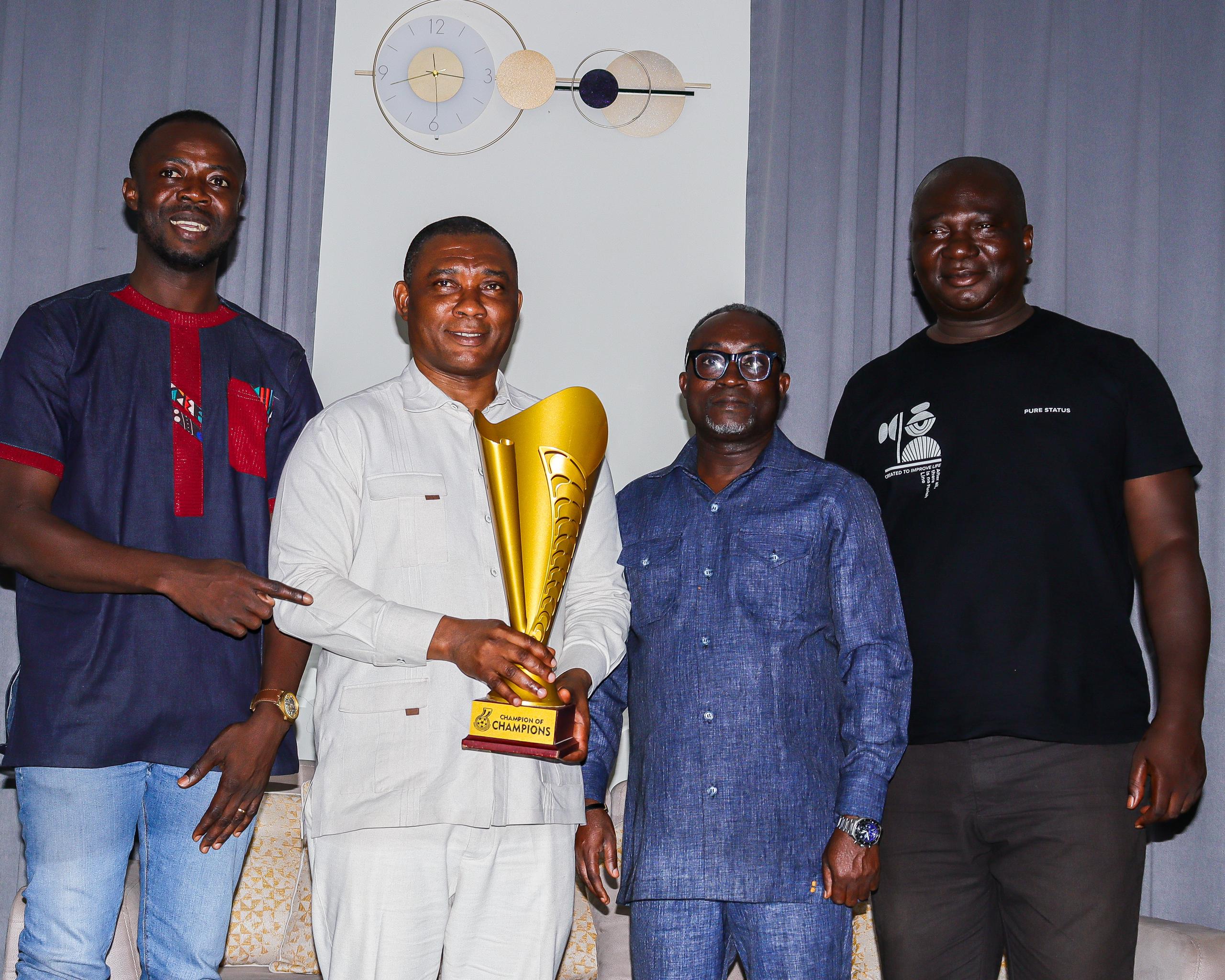 Champion of Champions: Tarkwa MP, MCE, receive trophy ahead of epic final