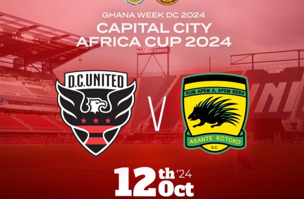 Asante Kotoko SC to play DC United in Capital City Africa Cup 2024 in Washington DC, USA