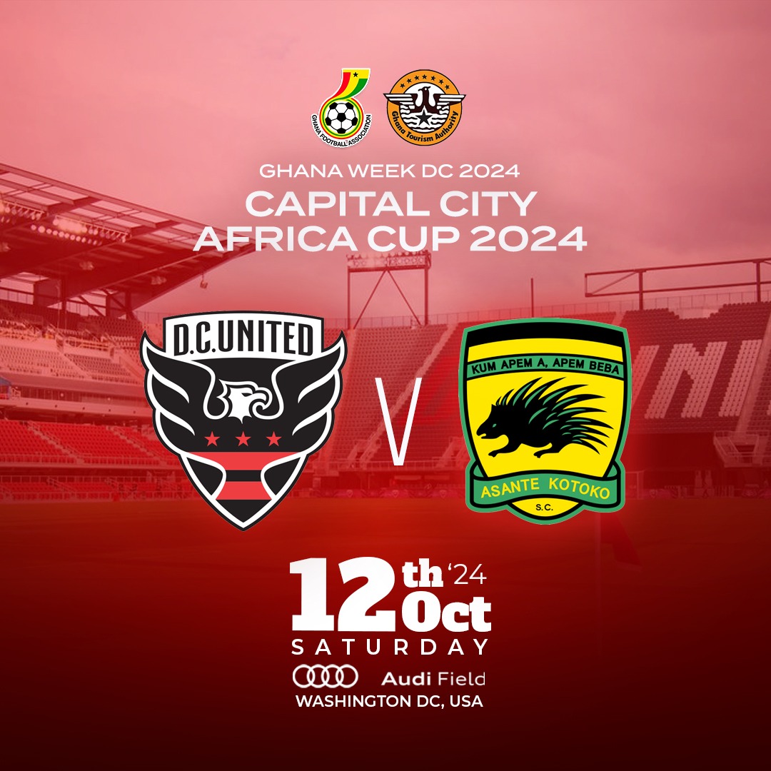 Asante Kotoko SC to play DC United in Capital City Africa Cup 2024 in Washington DC, USA