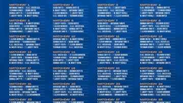 Fixtures for 2024-25 Access Bank Division One League Zone 1B released