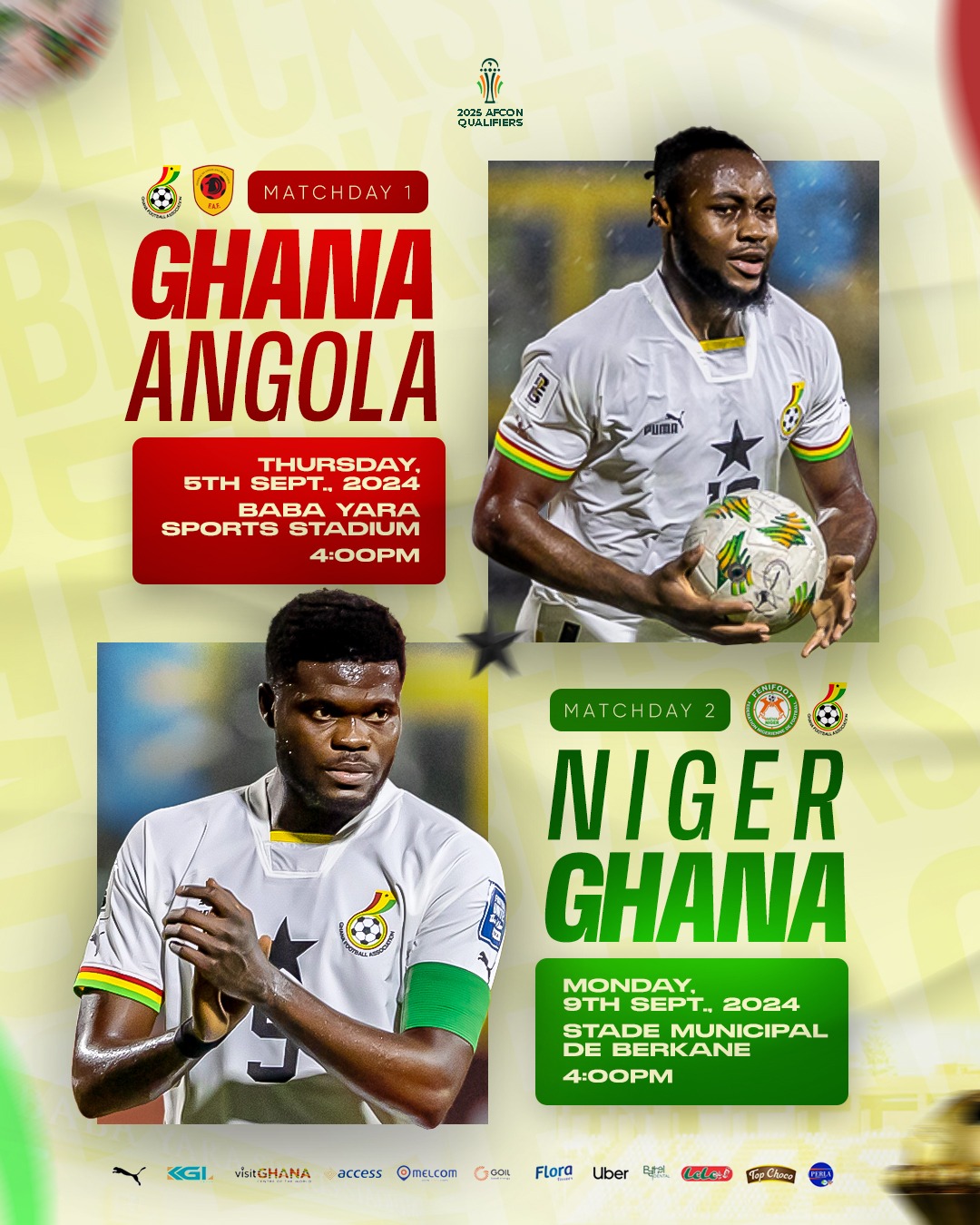 Baba Yara Stadium to host Ghana vs Angola Africa Cup of Nations qualifier