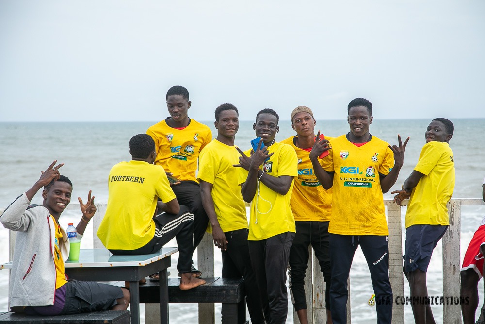 KGL U17 Colts: Beach Day trip for players and officials to unwind