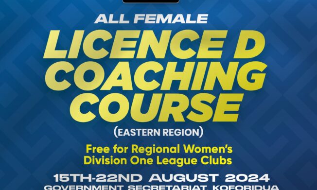 Free Licence ‘D’ coaching course for Regional Women's DOL Clubs in Eastern Region takes place August 15-22, 2024