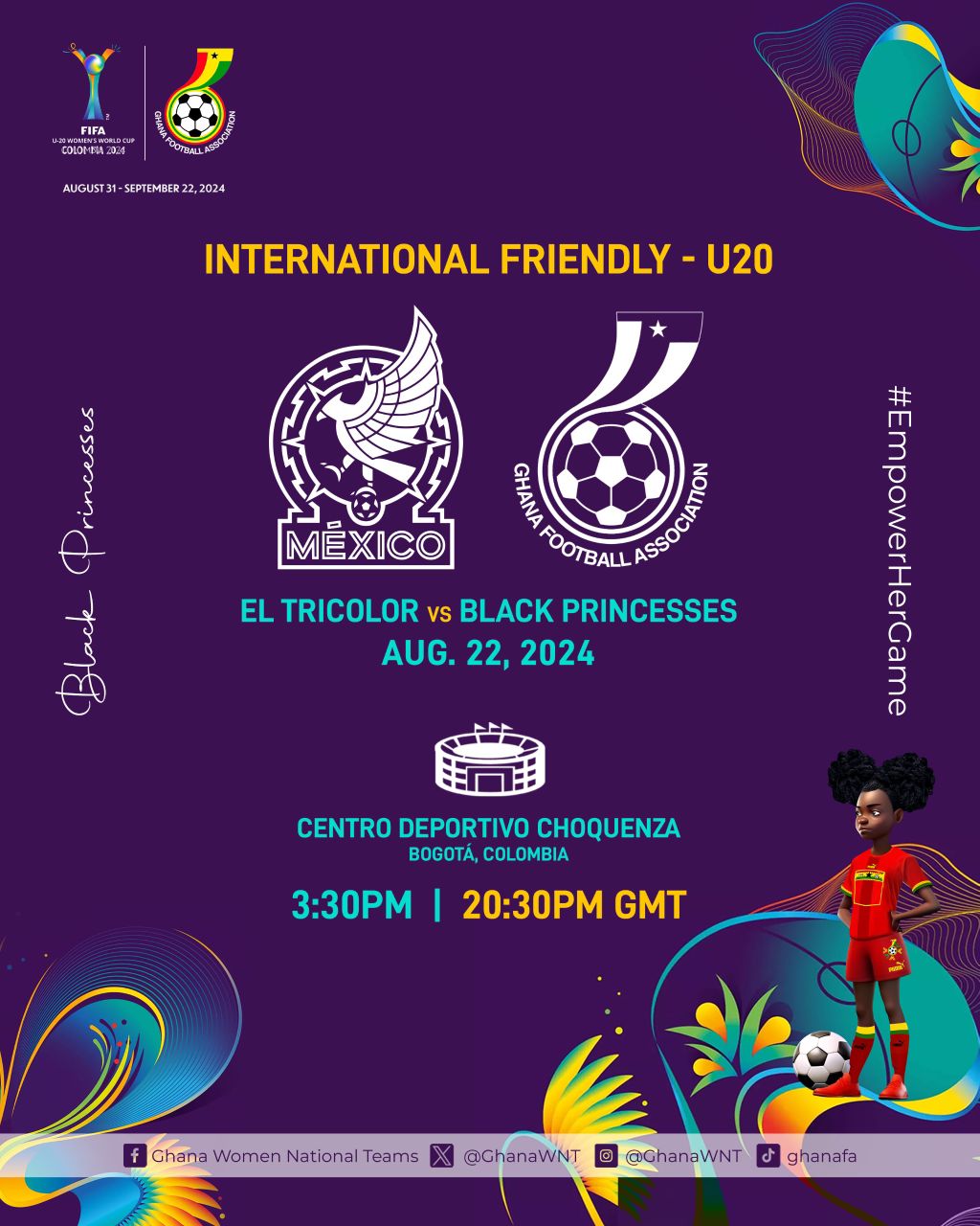 Ghana face Mexico in International friendly ahead of FIFA U-20 Women's World Cup