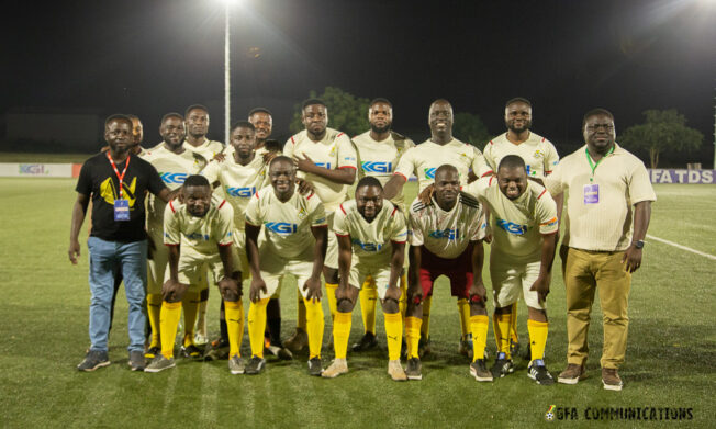 Goldstars CEO Akwasi Adu scores twice in Exhibition Match at FA Congress