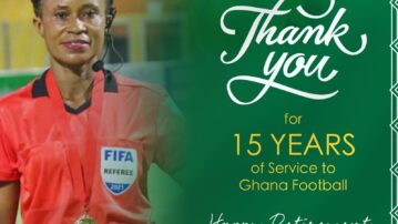 FIFA referee Joyce Appiah Obenewa retires after 15 years of service