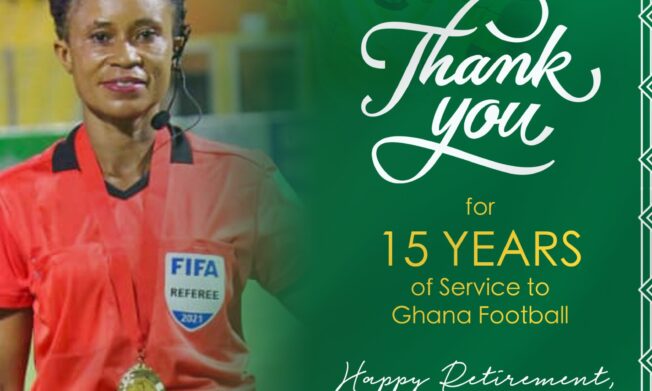 FIFA referee Joyce Appiah Obenewa retires after 15 years of service