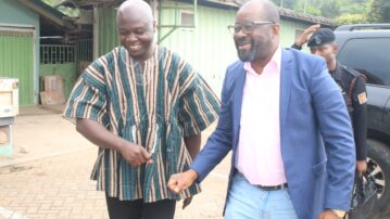 GFA President Edwin Simeon-Okraku arrives in Takoradi to hold discussions with Western RFA