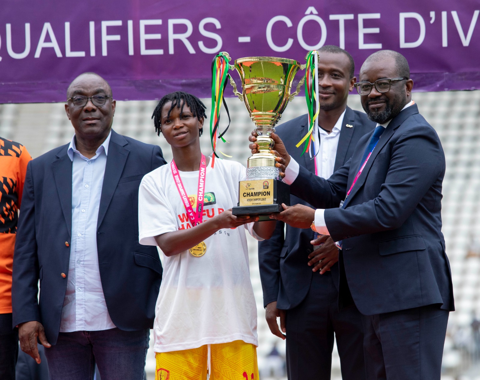 President Edwin Simeon-Okraku in attendance as Edo Queens are crowned WAFU B Women's Champions League champions