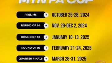 2024/25 MTN FA Cup Dates announced