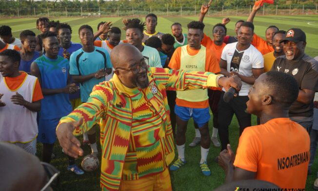 President Simeon-Okraku motivates Nsoatreman FC ahead of debut CAF Confederation Cup