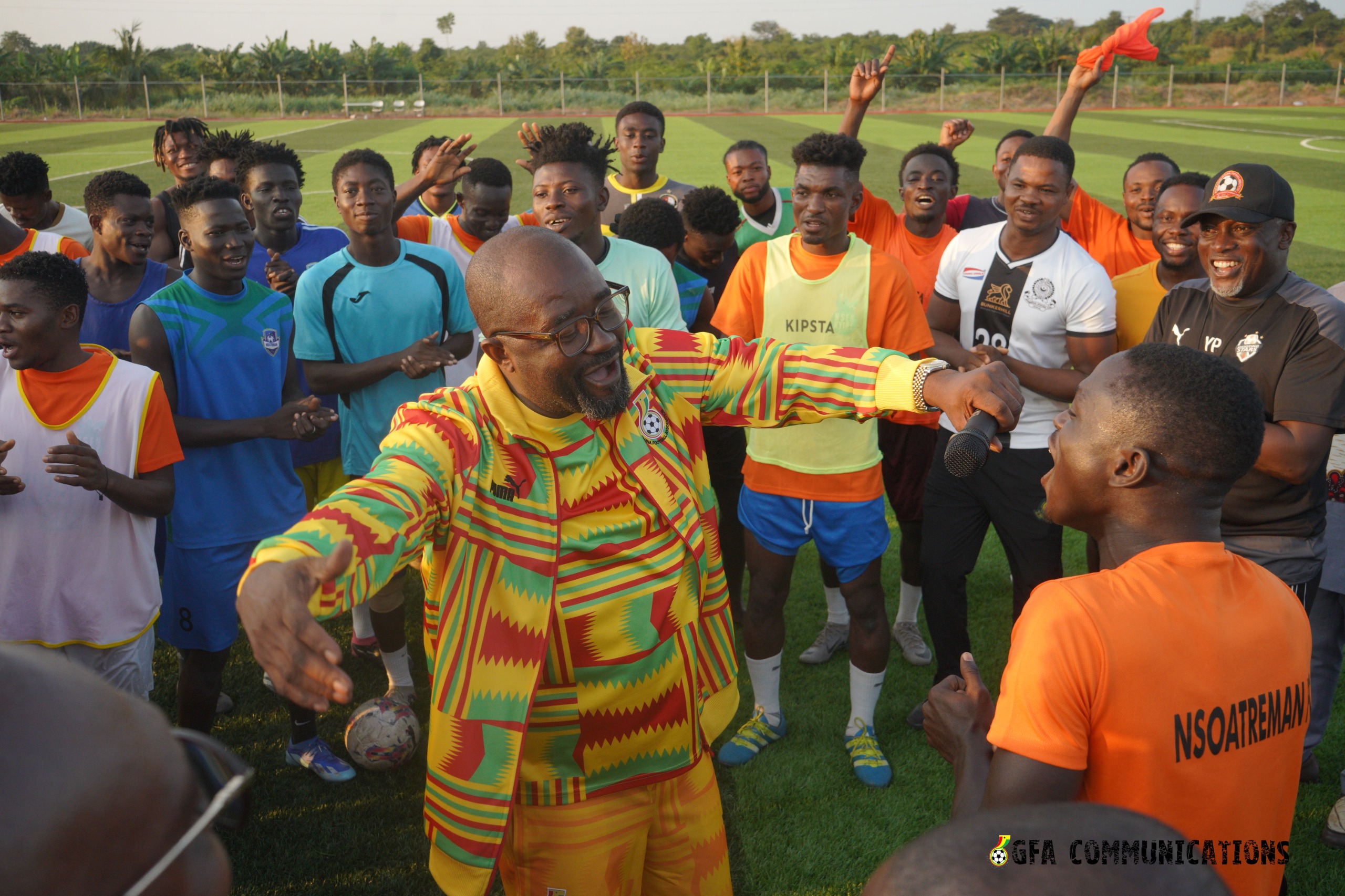 President Simeon-Okraku motivates Nsoatreman FC ahead of debut CAF Confederation Cup