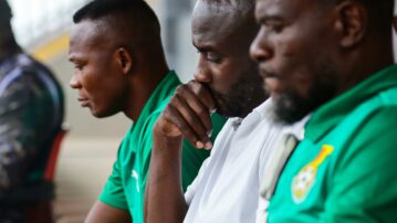 Champion of Champions: Black Stars coach Otto Addo, backroom staff land in Tarkwa to watch epic final