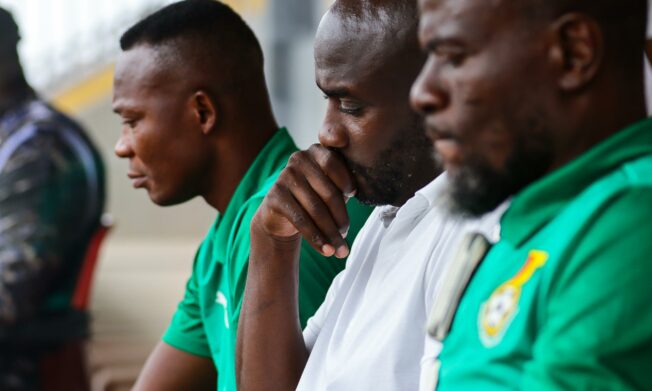 Champion of Champions: Black Stars coach Otto Addo, backroom staff land in Tarkwa to watch epic final