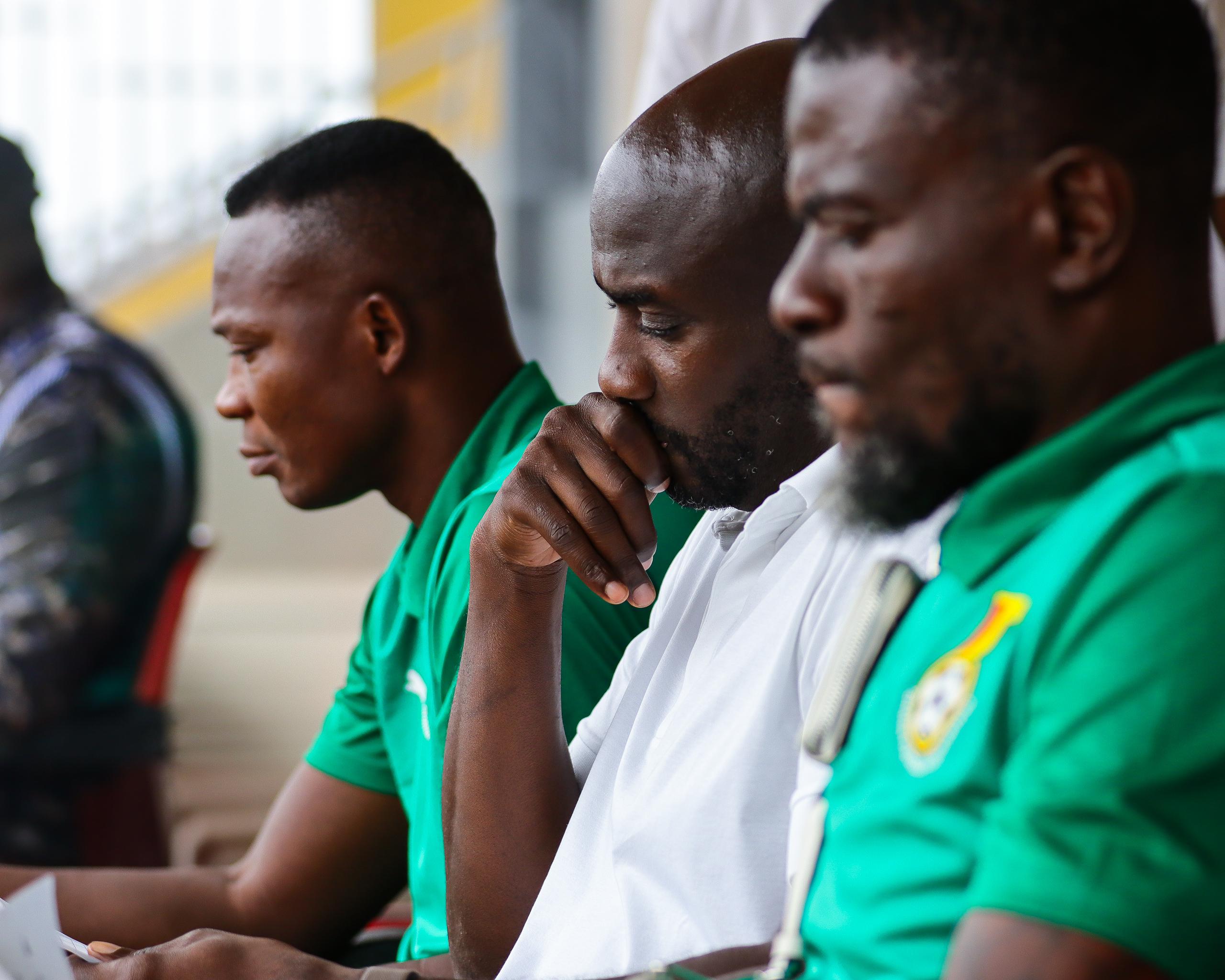 Champion of Champions: Black Stars coach Otto Addo, backroom staff land in Tarkwa to watch epic final