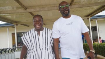 President Simeon-Okraku arrives in Sunyani ahead of 'Meet The Press' Session