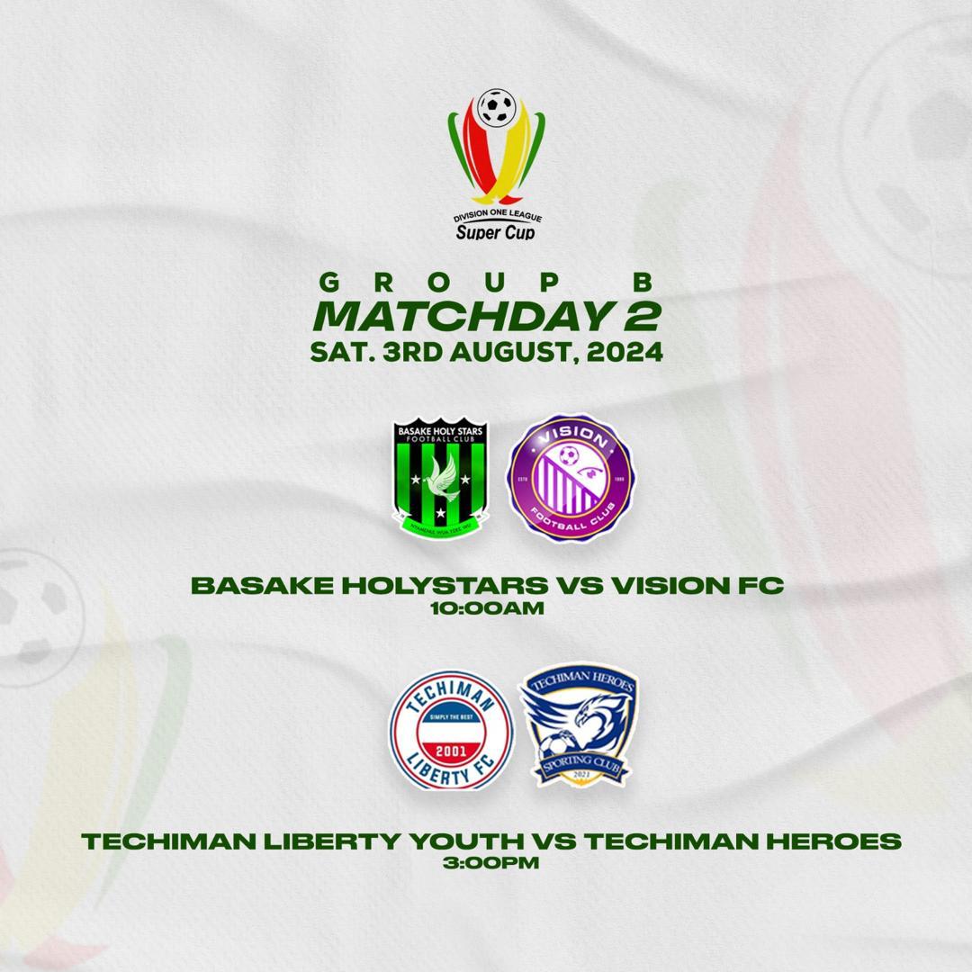 2024 DOL SUPER CUP: Techiman Derby Clouds Vision FC – Holy Stars Clash as Group B Returns on Saturday