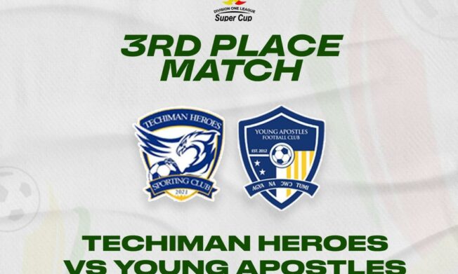 2024 DOL Super Cup 3rd Place Final: Young Apostles set for fierce battle with Techiman Heroes