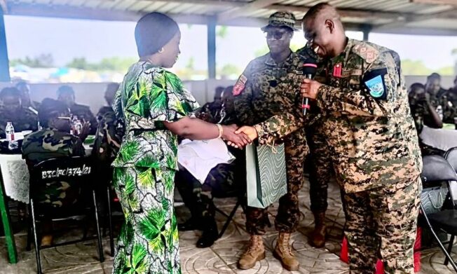 Army Peace Operations Training School appreciates Ghanaman Soccer Centre of Excellence for hosting Senior Staff