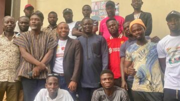 RFA's Coordinator Daasebre Adu Asare pays working visit to Tarkwa DFA