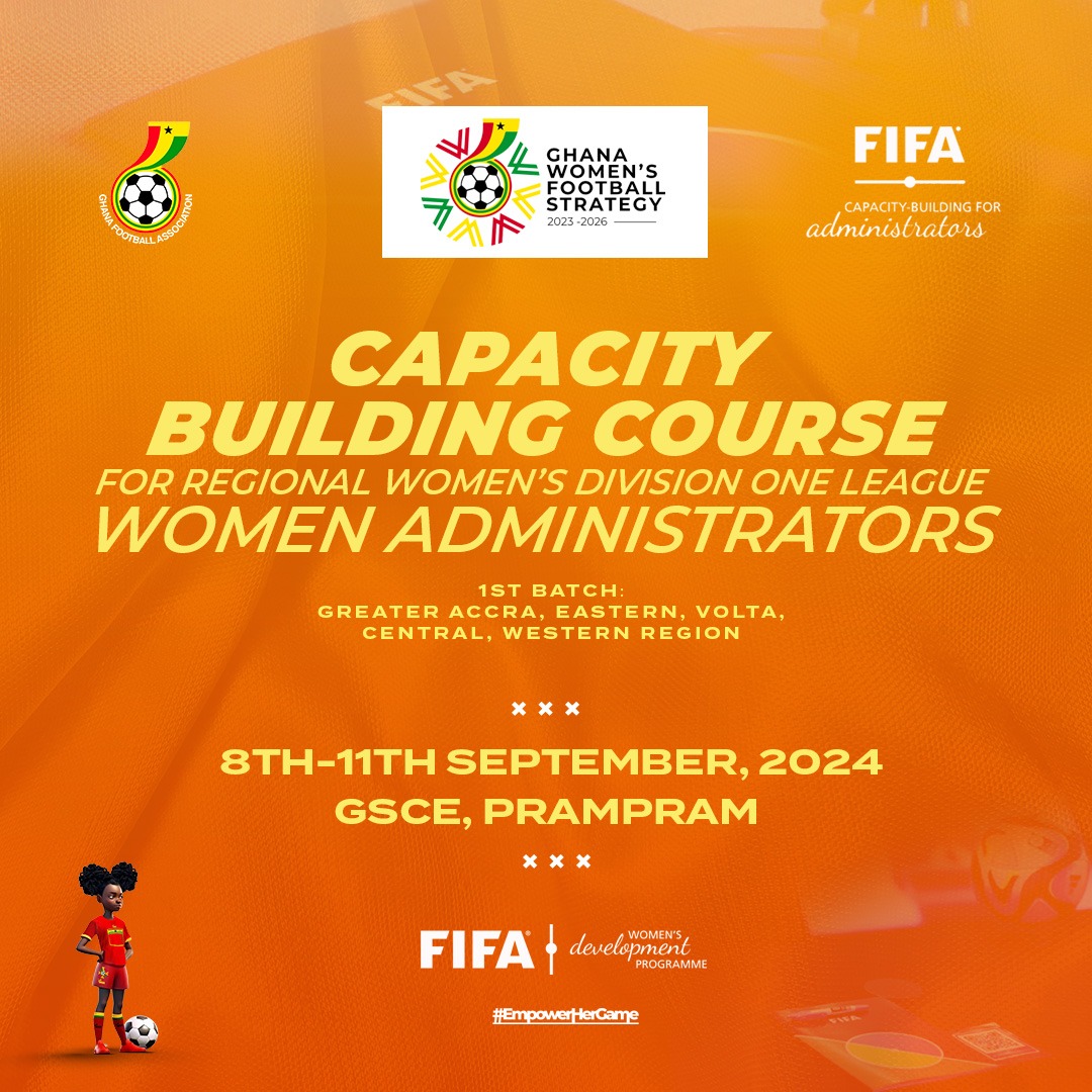 WOMEN’S FOOTBALL STRATEGY: Women’s DOL Club Administrators Course to Commence on September 8