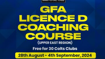 Free License D Coaching Course Commences in Upper East Region on August 28