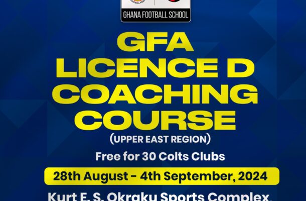 Free License D Coaching Course Commences in Upper East Region on August 28