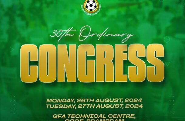 GFA CONGRESS 2024: Program line up for 30th Ordinary Congress