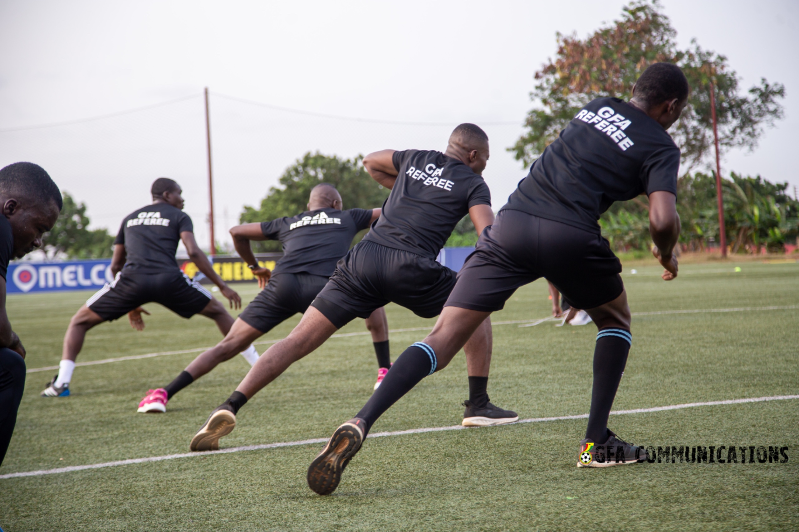 Premier League Referees and Assistants Undergoing Intensive Technical Training at Prampram