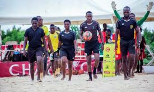 Match Officials for this weekend's Beach Soccer League Matchday 7 games