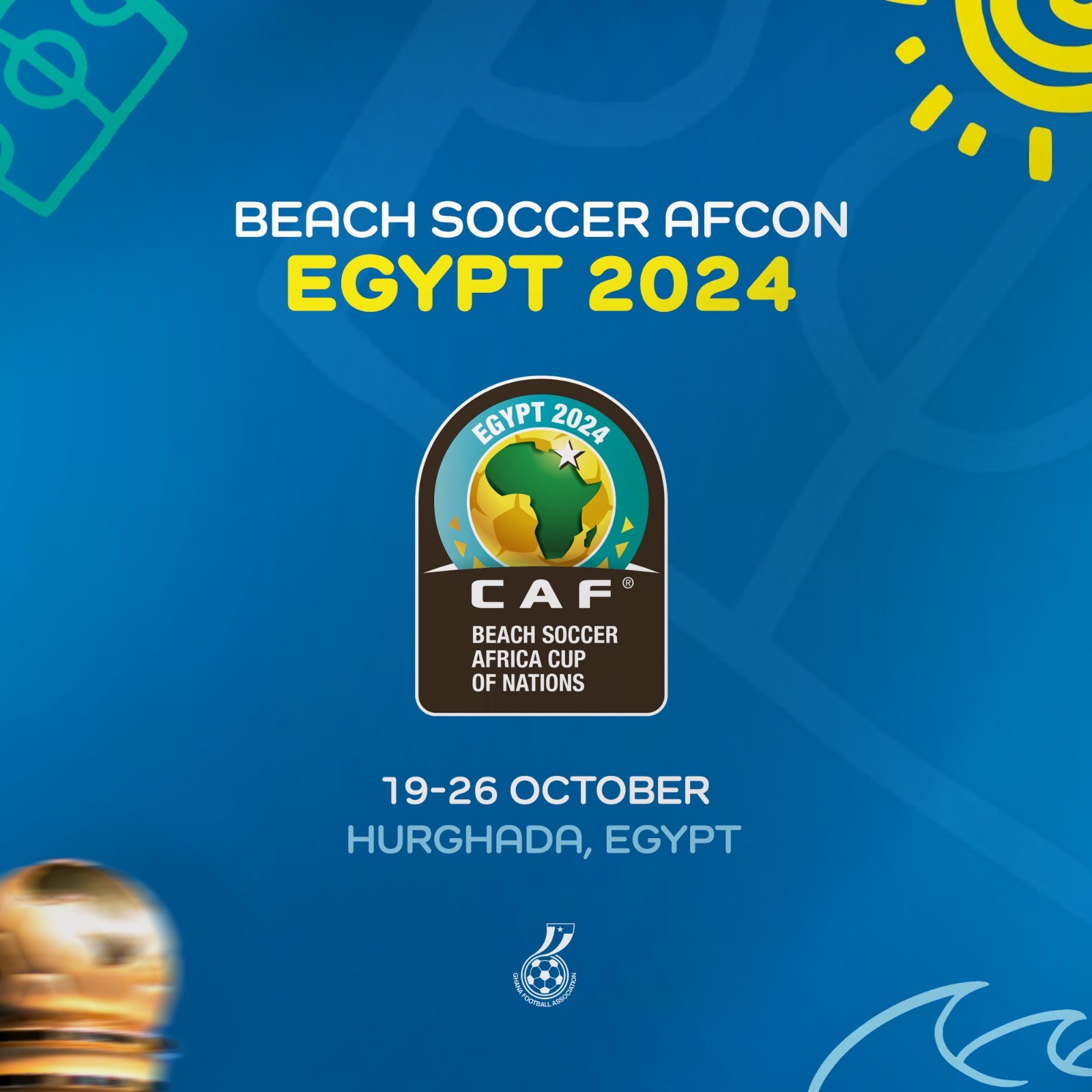 CAF confirms date for 2024 Beach Soccer AFCON