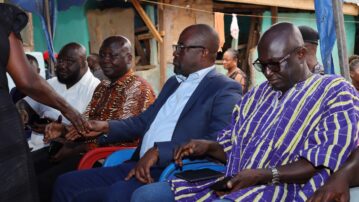 GFA President Edwin Simeon-Okraku commiserates with family of late Premier League star Hans Kwofie