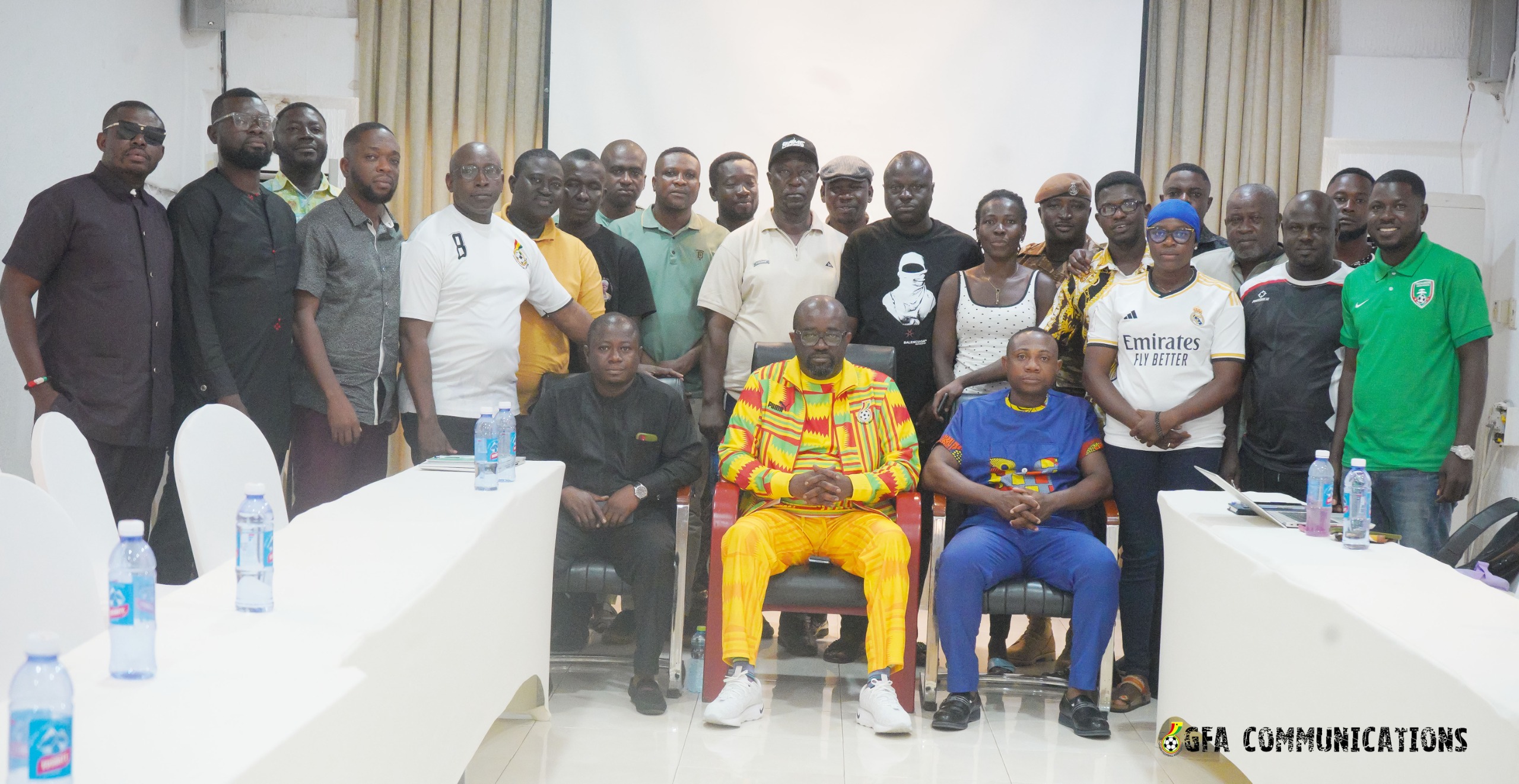 President Edwin Simeon-Okraku meets Brong Ahafo Clubs to discuss football  growth