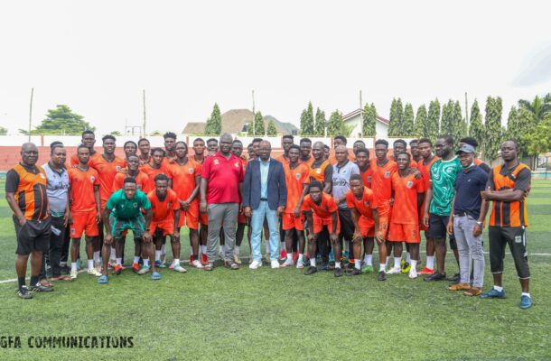 President Edwin Simeon-Okraku urges FC Samartex 1996 to draw inspiration from Medeama, Dreams FC ahead of Africa adventure