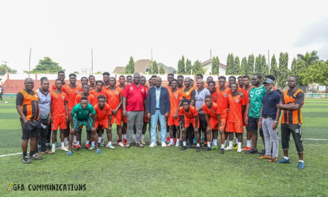 President Edwin Simeon-Okraku urges FC Samartex 1996 to draw inspiration from Medeama, Dreams FC ahead of Africa adventure