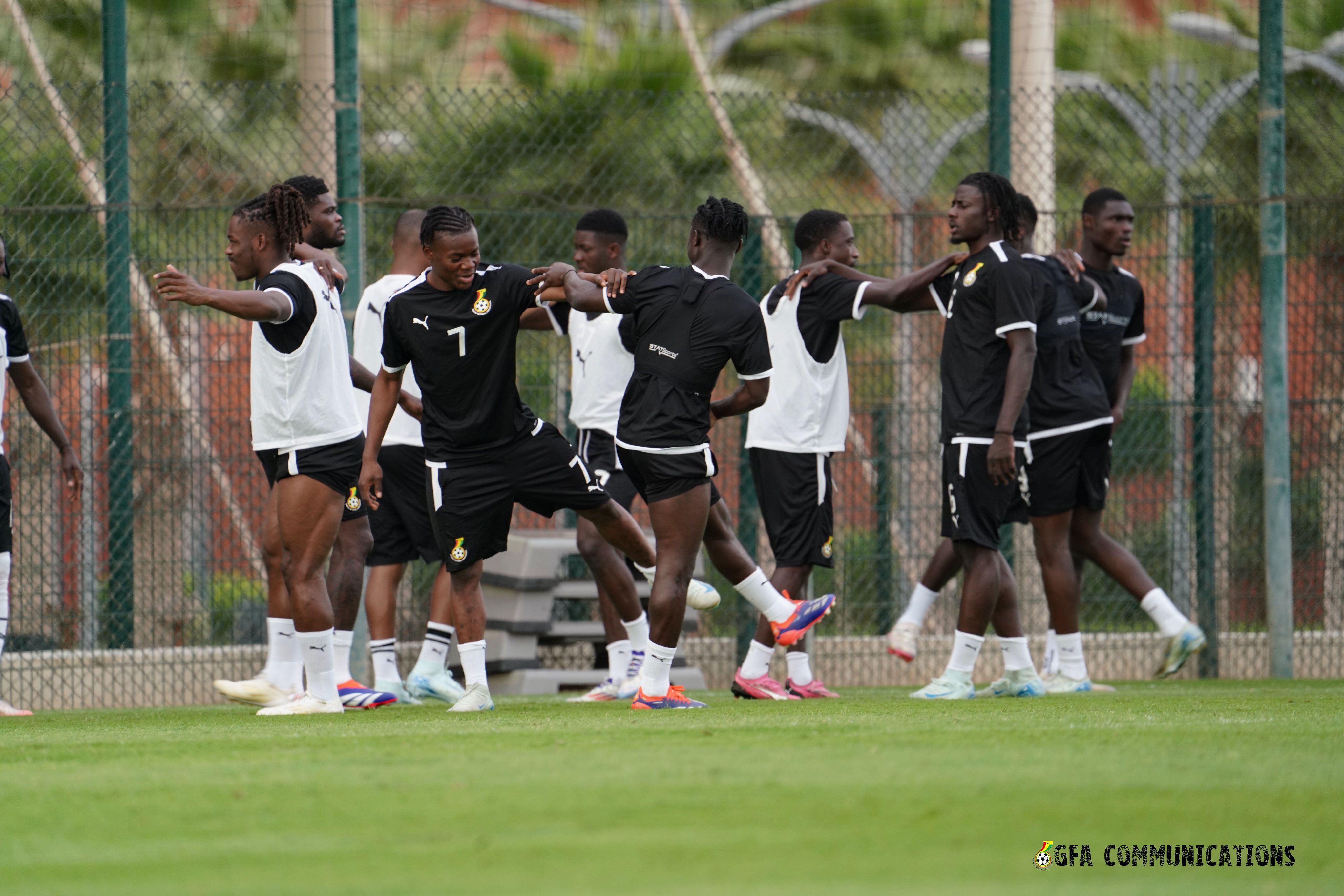 PHOTOS: Twenty-two players train in Berkane as Black Stars get ready for Niger test