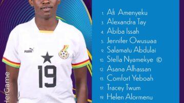 Stella Nyamekye starts for Ghana in World Cup opener against Austria