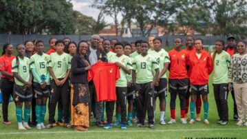 Ghana's Ambassador to Brazil visits Black Princesses ahead of Japan clash