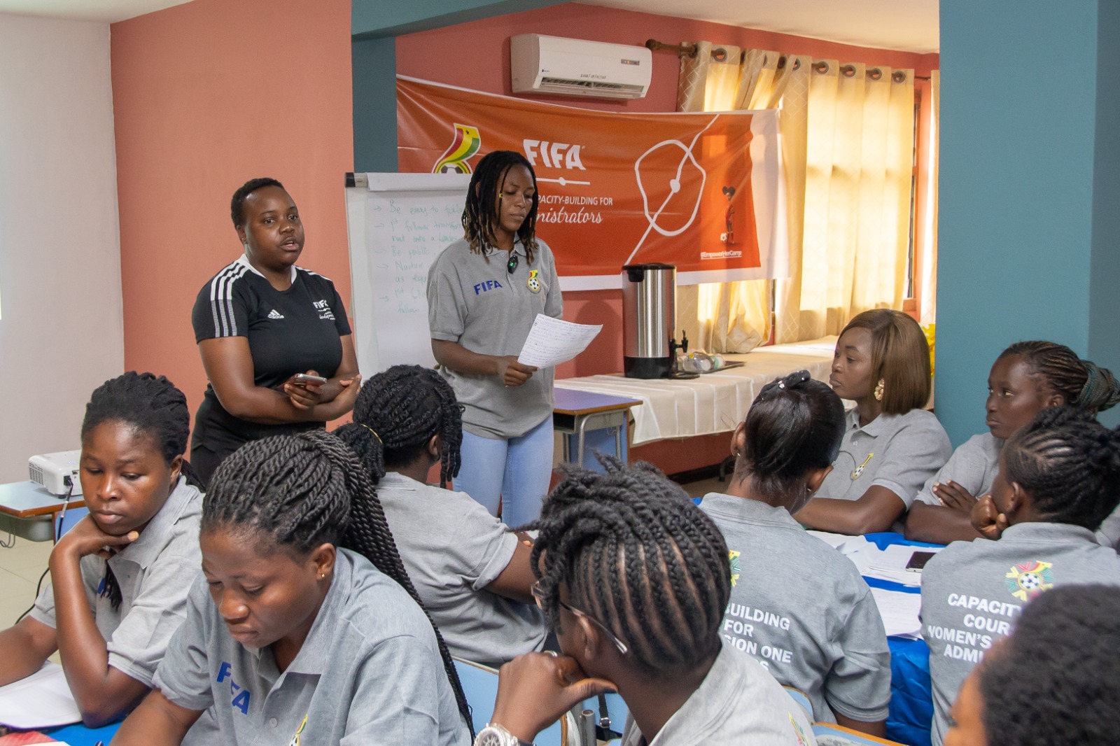 PHOTOS from the last interactive session of Women’s Division One League Club Administrators Course