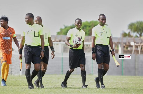 Match officials for the Ghana Premier League Matchweek Three