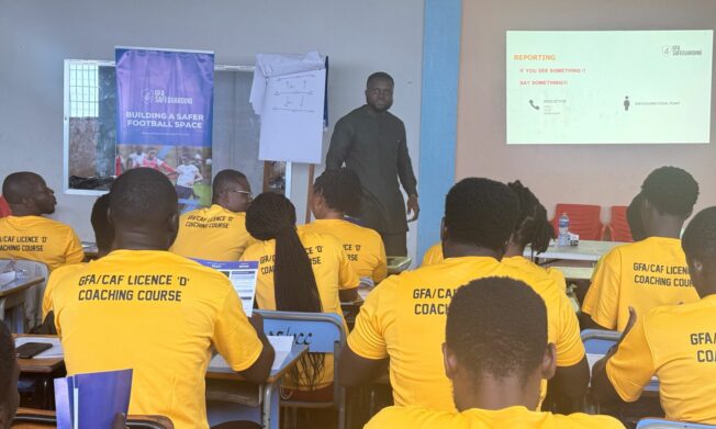 Safeguarding Training Conducted for License D Coaching Course Trainees in Central Region