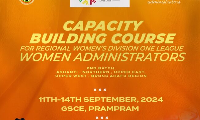 WOMEN’S FOOTBALL STRATEGY: 2nd Batch of Women’s DOL Club Administrators Course to Commence on September 11