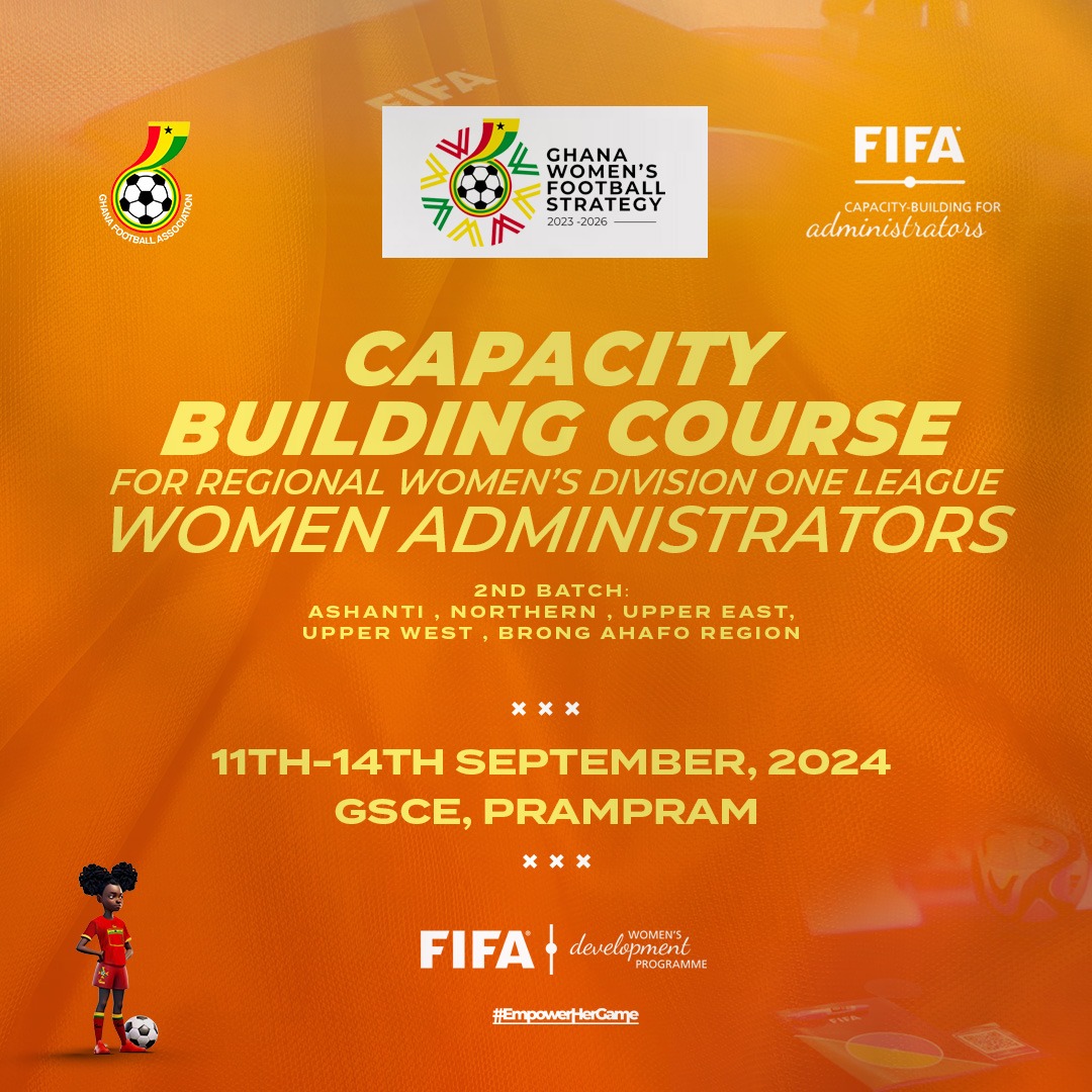 WOMEN’S FOOTBALL STRATEGY: 2nd Batch of Women’s DOL Club Administrators Course to Commence on September 11