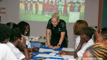WOMEN’S FOOTBALL STRATEGY: Images from the first interactive session of Women’s DOL Club Administrators Course