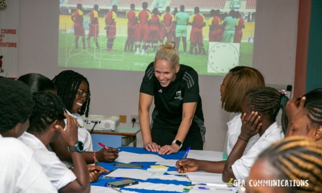 WOMEN’S FOOTBALL STRATEGY: Images from the first interactive session of Women’s DOL Club Administrators Course