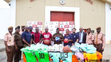 UNODC and GFA Foundation Donate Football & Sports items to Ankaful Prison