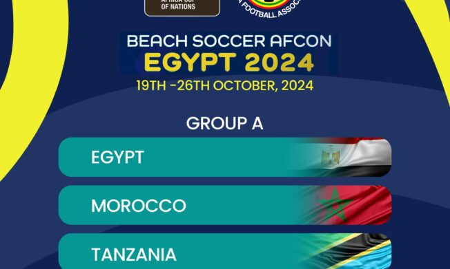 Ghana to face hosts Egypt in 2024 Beach Soccer AFCON